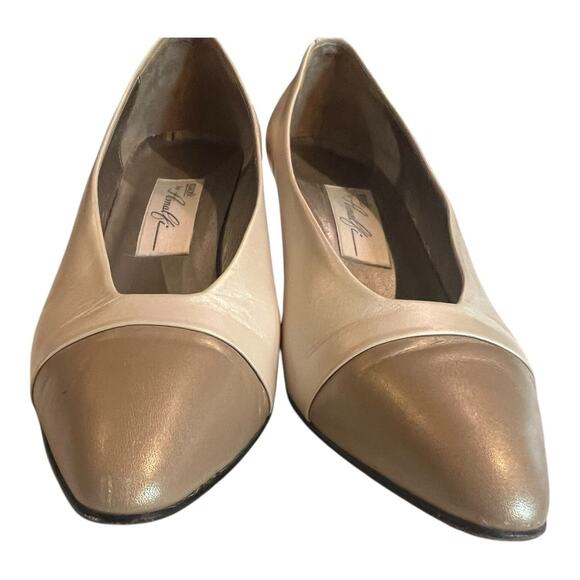 MAGIK BY AMALFI VINTAGE ITALY LEATHER SOLES womens shoes SIZE 8.5 AA HEELS - Picture 8 of 8